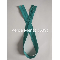 Zíper Separável Nylon – 5mm - Cursor Automático - Verde Menta